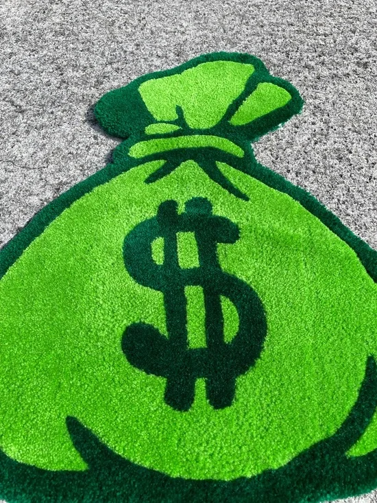 Handmade Tufted Rug - Picture 5 of 6